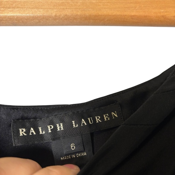 Black Label Ralph Lauren 100% Silk Office Skirt- Size 6 - Picture 6 of 10